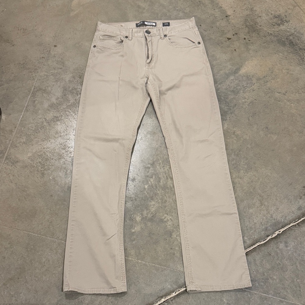BKE Tan Straight Jeans Classic Fit